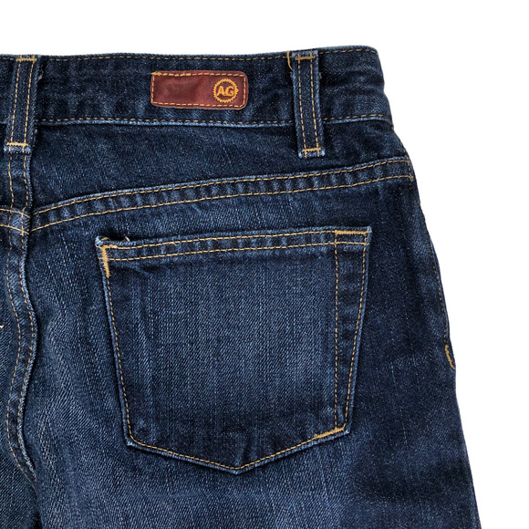 AG Adriano Goldschmied Womens Size 27 The Gemini Bootcut Leg Jeans Dark Wash - Picture 4 of 6